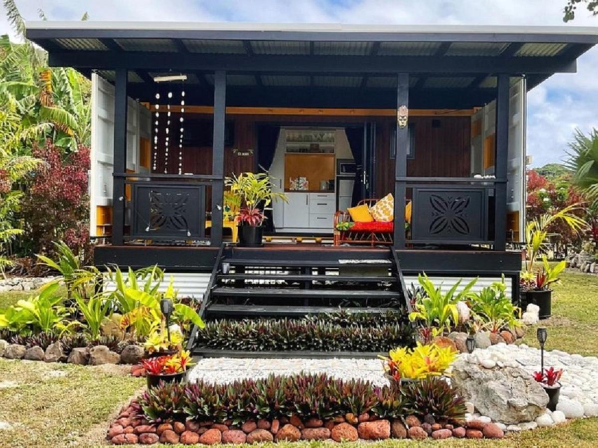 Are Mii A Stylish One Room Container Home Rarotonga Exterior foto